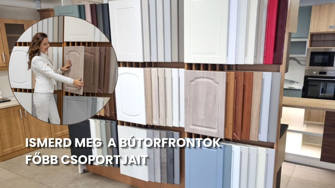 Forgalmazott frontjaink, melyekből a bútor ajtókat készítjük