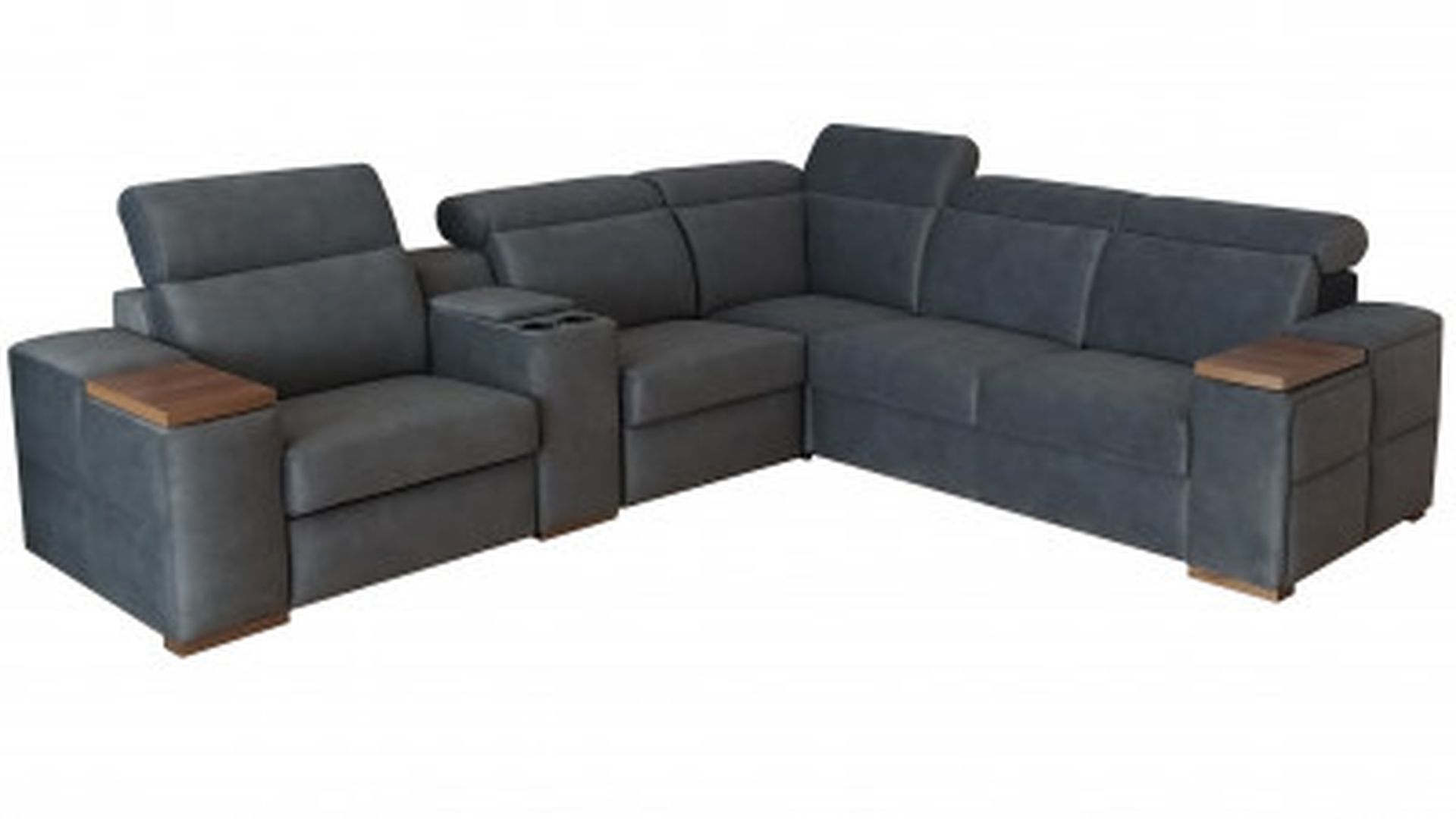 Elemes ülőgarnitúra pohártartóval